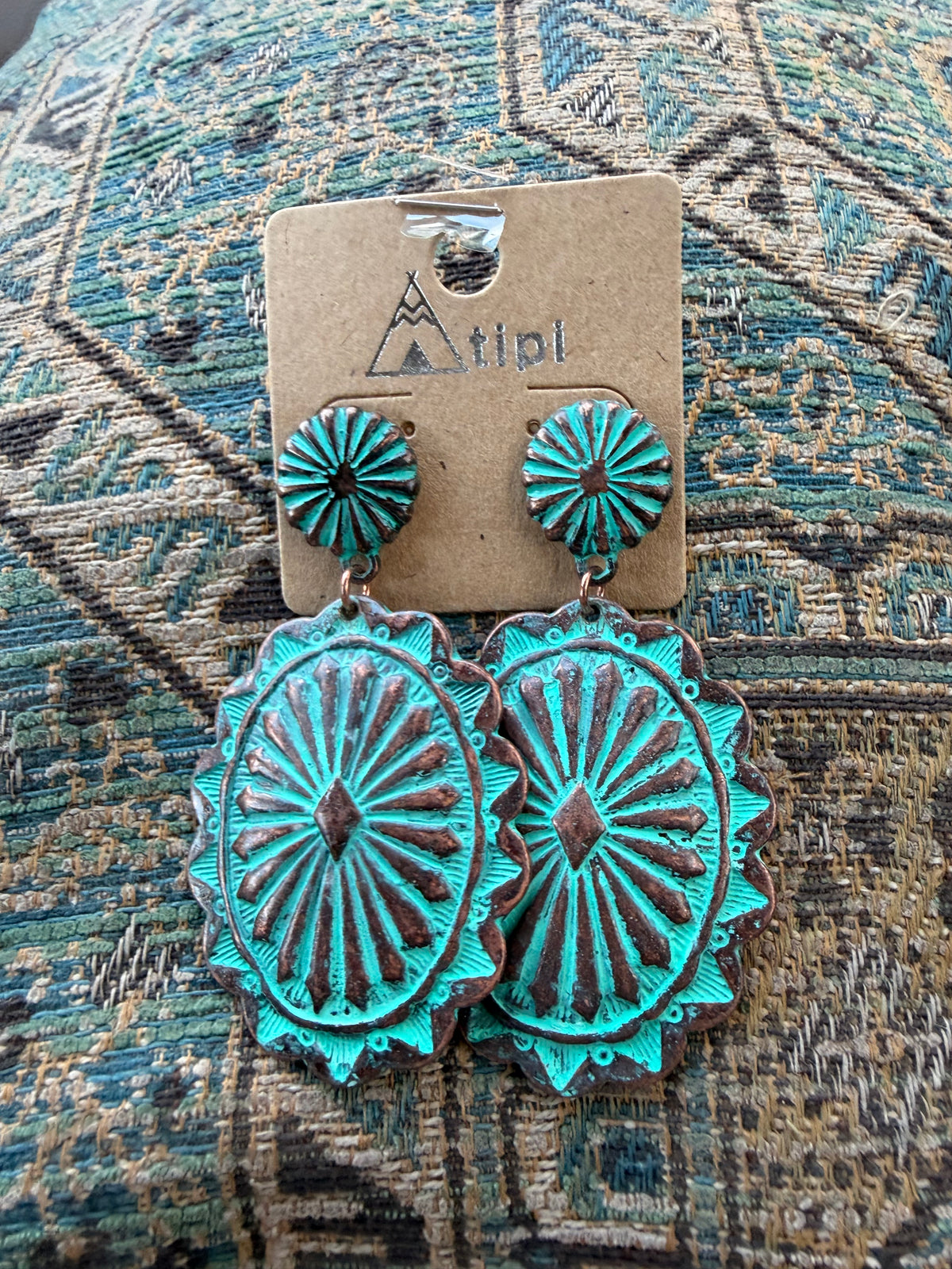 Desert Bloom Concho Earrings