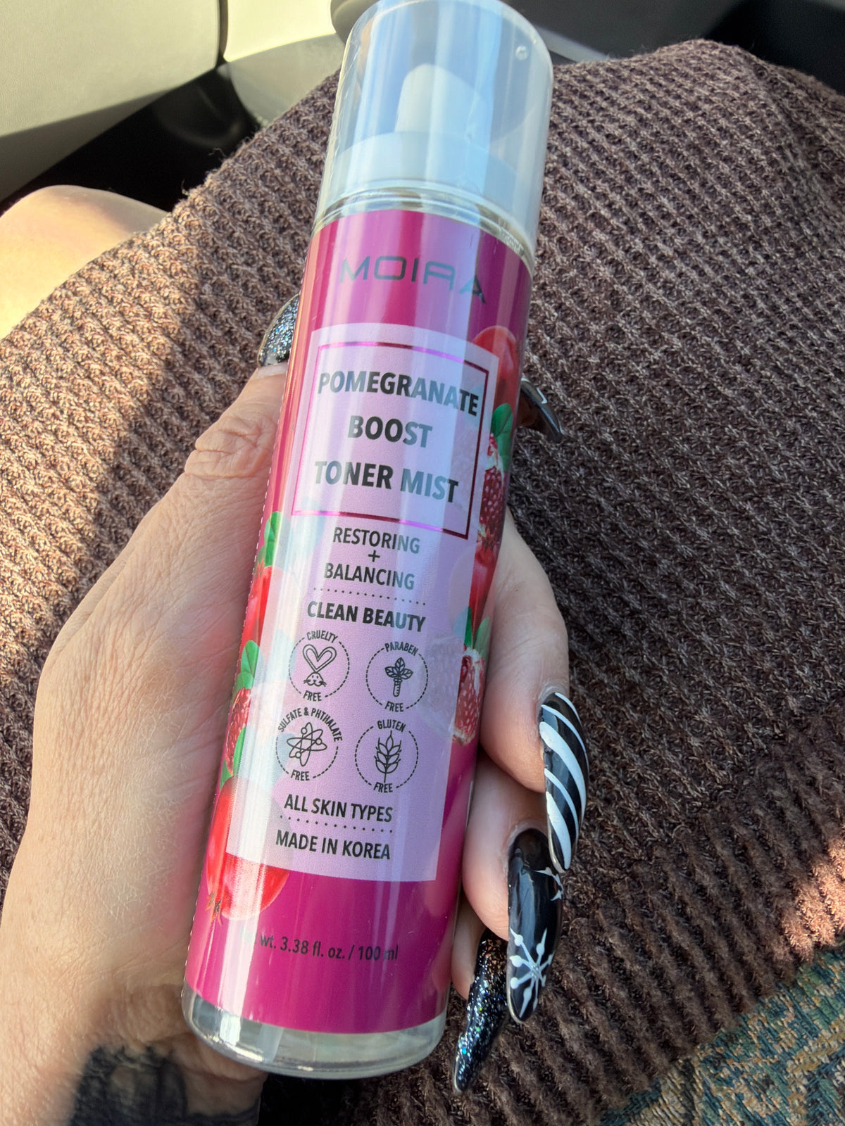 Moira pomegranate boost toner mist