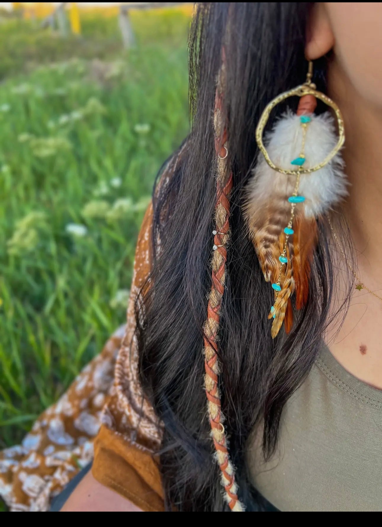 Boho Fringe in Faith earrings