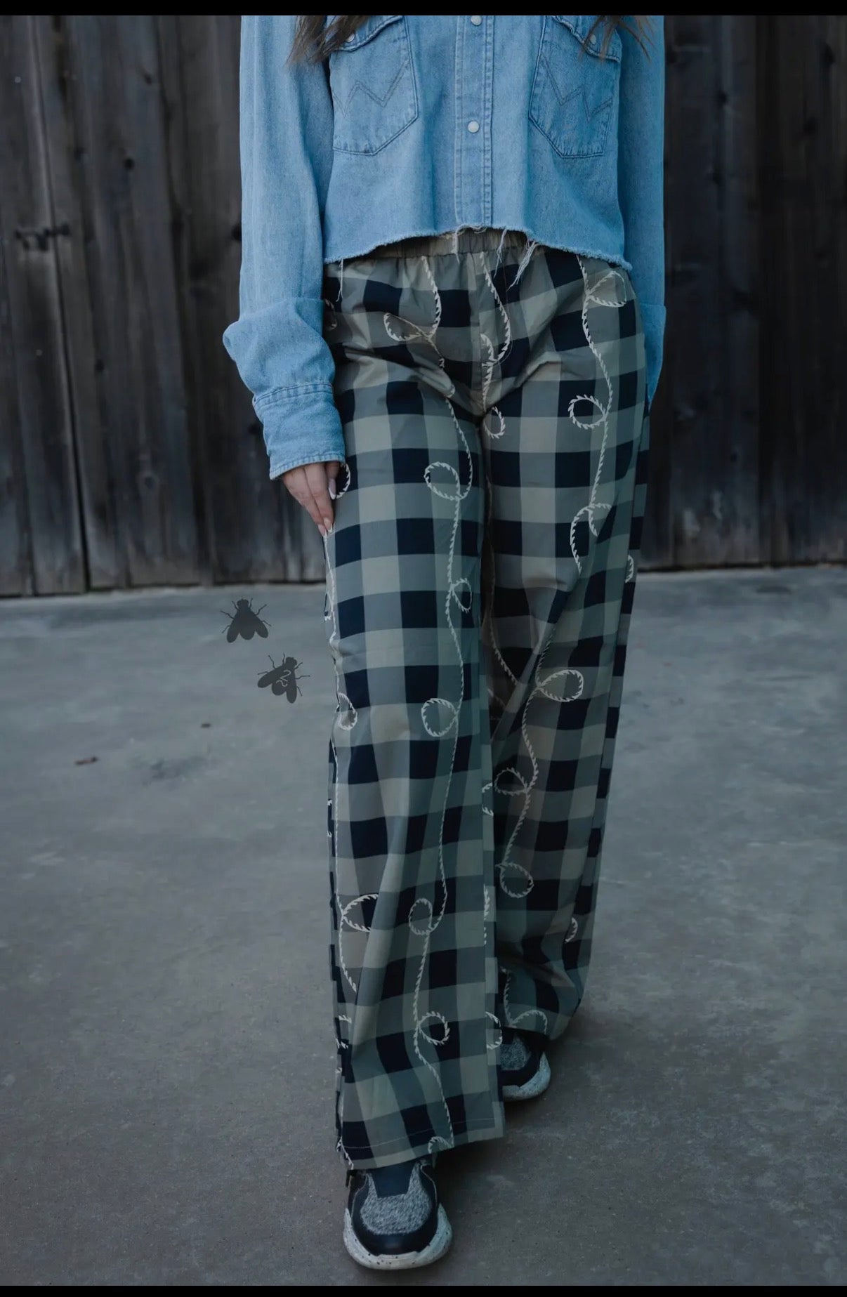 Off the Track Gingham Pant