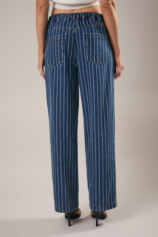 Sunday Edition Pinstripe Denim