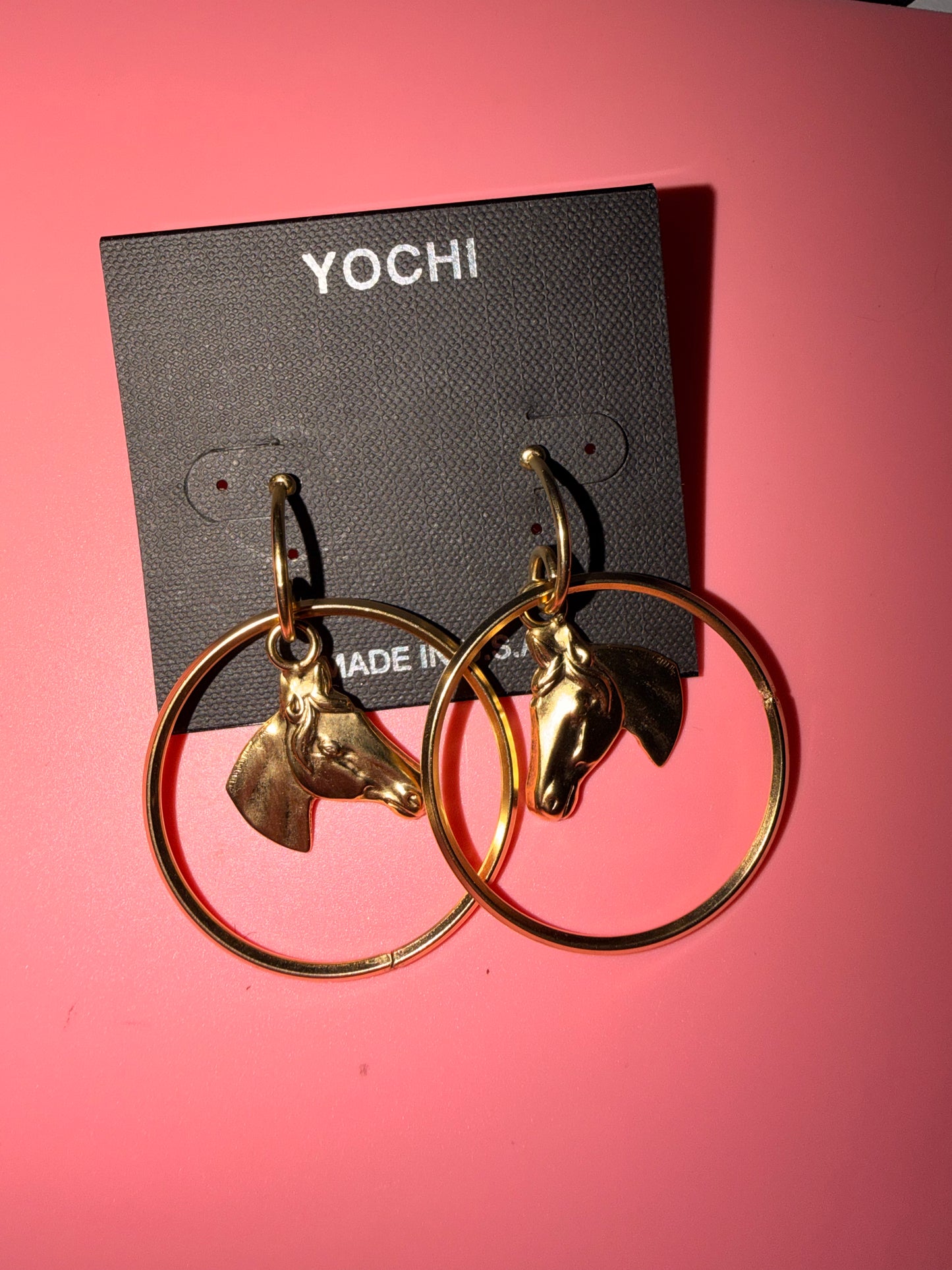 Yochi Horseplay earrings