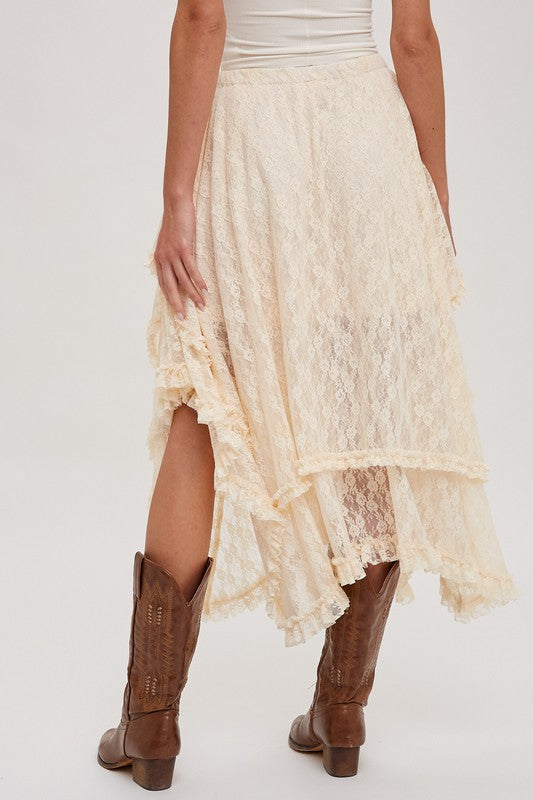 Lovely in Lace Layered Skirt