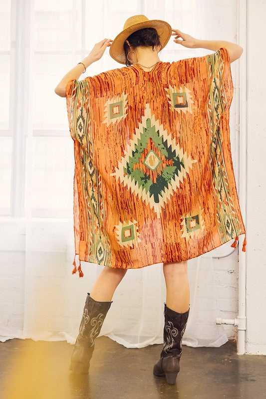 The Ashley Aztec Kimono