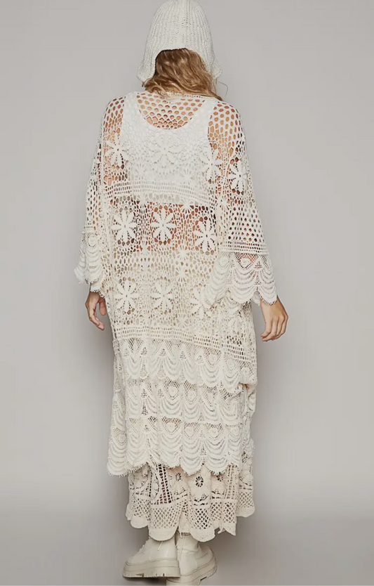 The London crochet duster