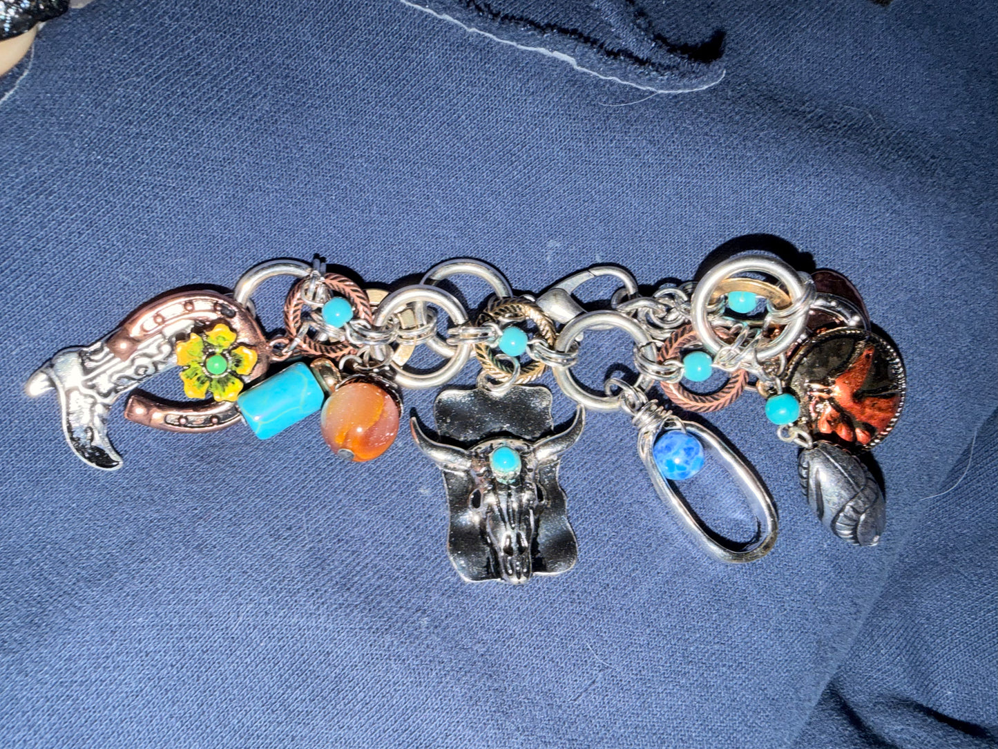 Wild West Story Charm Bracelet