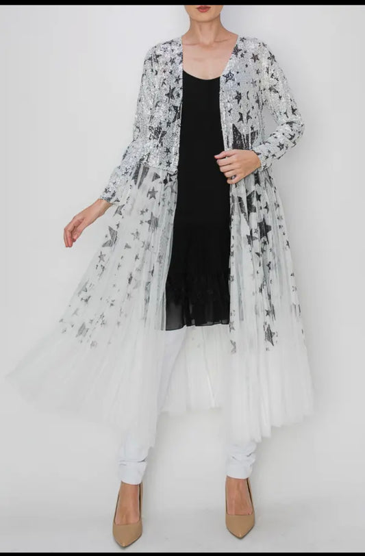 Starry nights tulled jacket