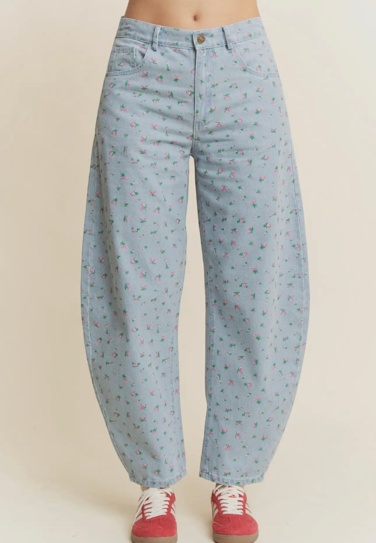 Picking Daisies barrel jeans