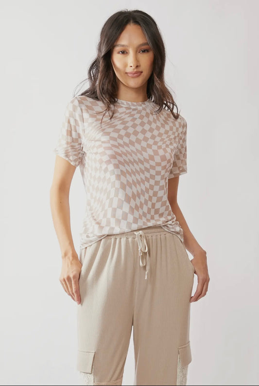 Check Mate Mesh Top
