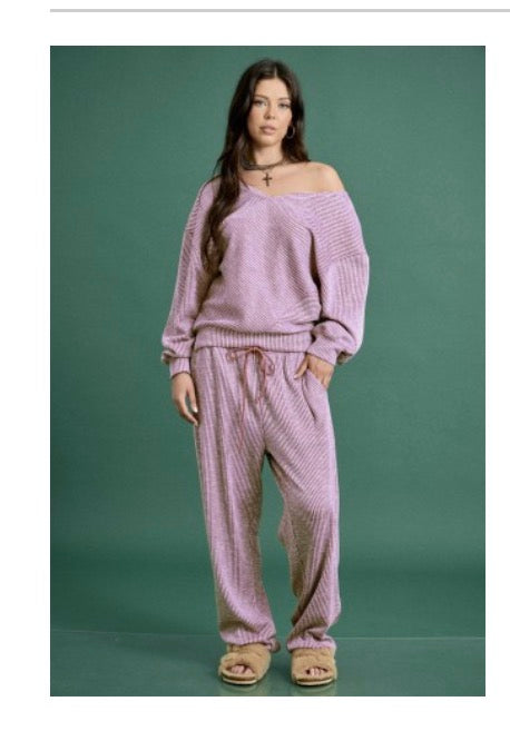 Skylar Rose Ribbed Set