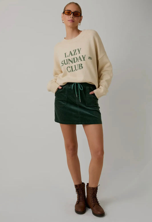 Forest Charm Corduroy Skirt