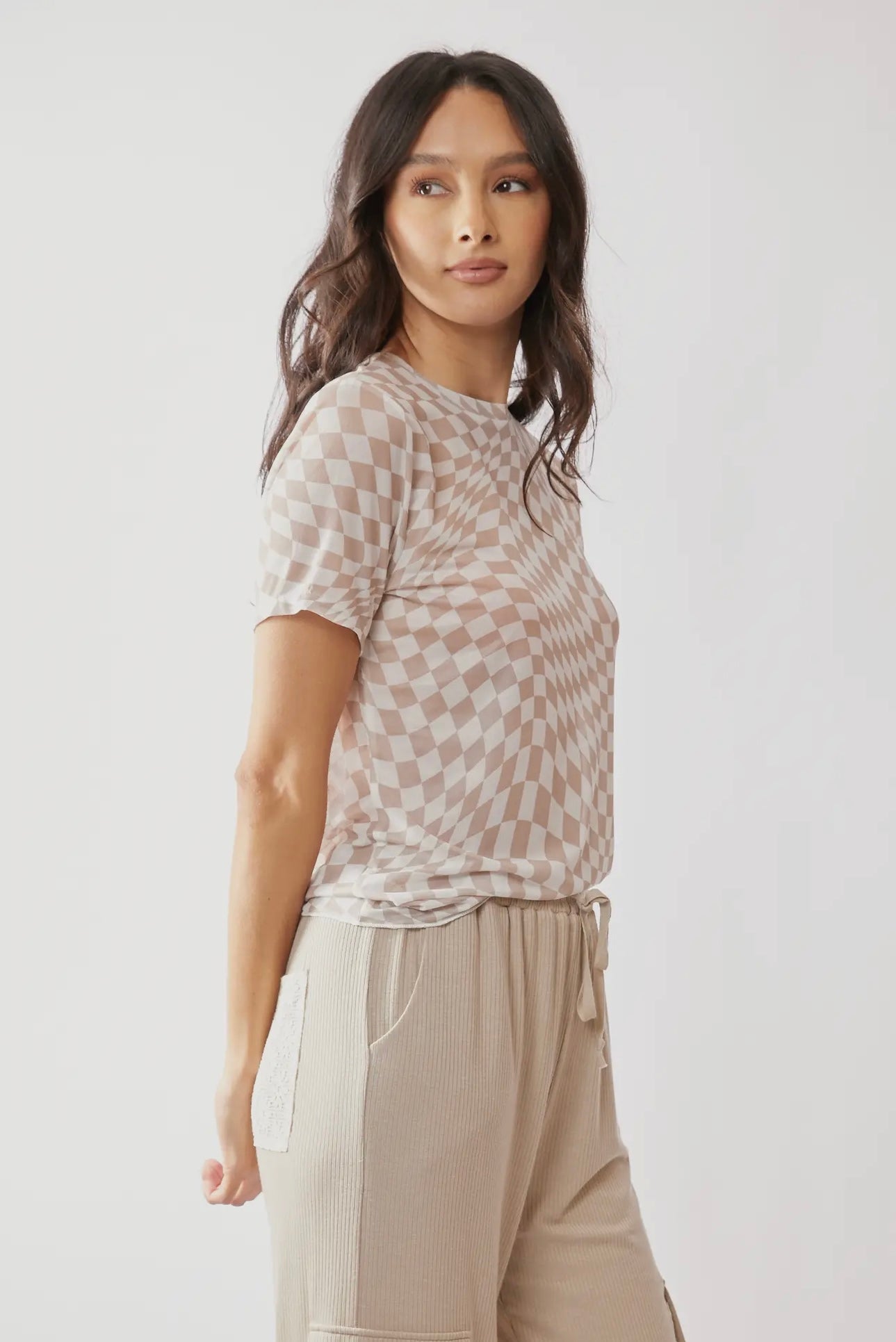 Check Mate Mesh Top