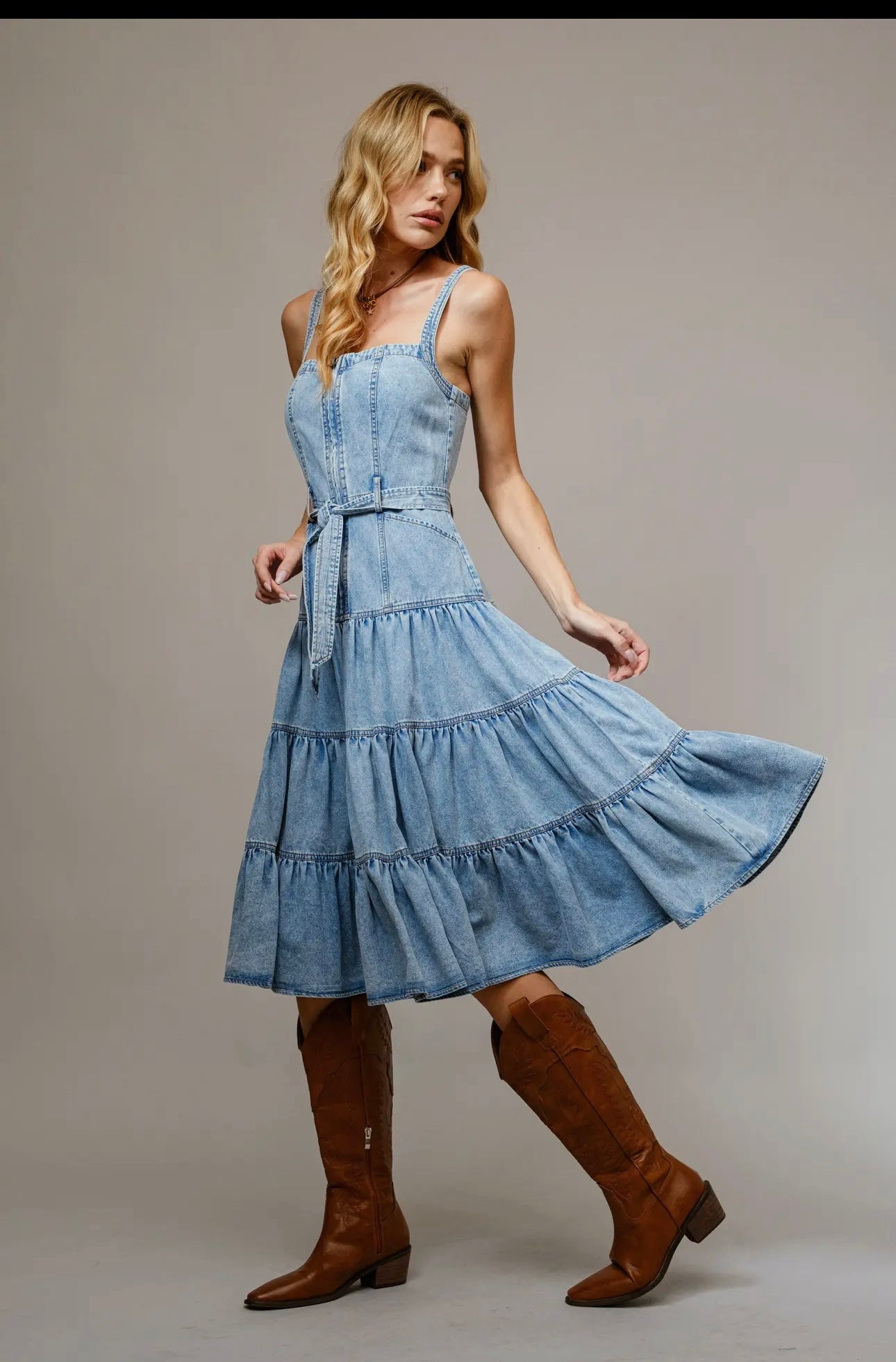 Dress you up denim dress