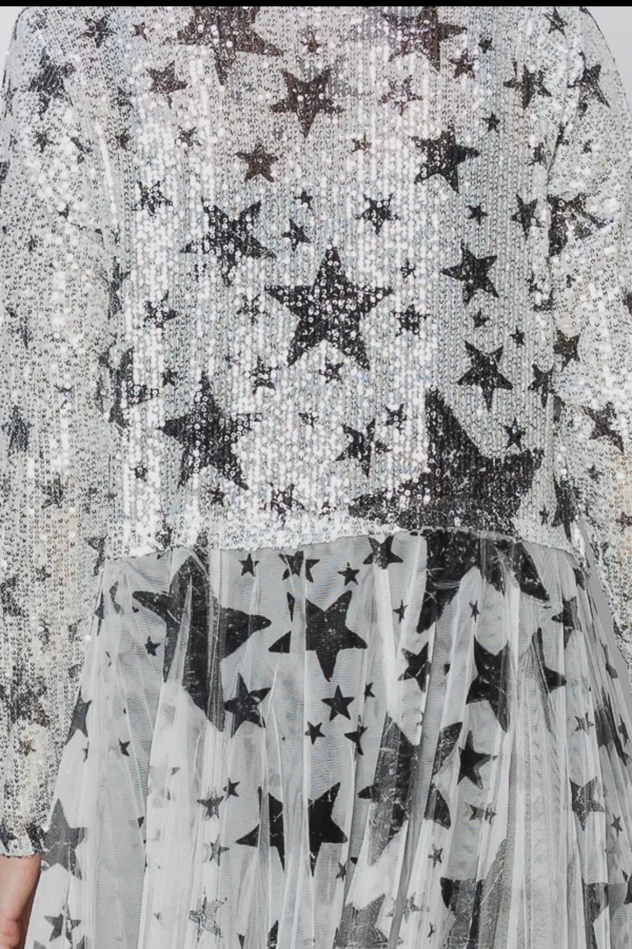 Starry nights tulled jacket