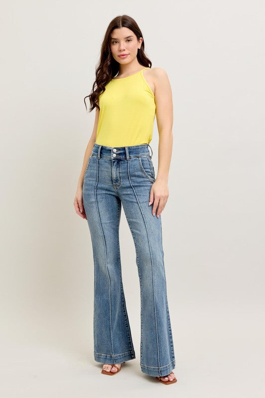 Vintage Stitch Flare Judy Blue Jeans
