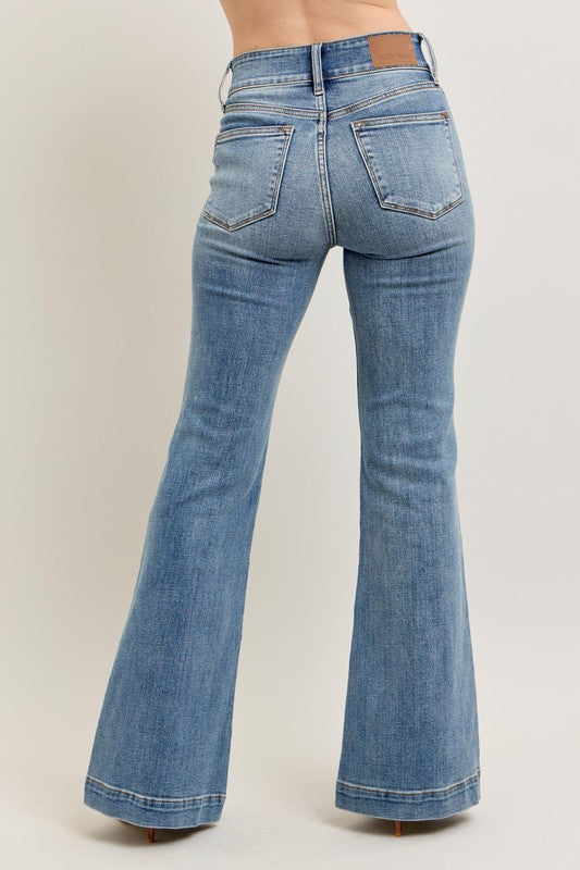 Vintage Stitch Flare Judy Blue Jeans