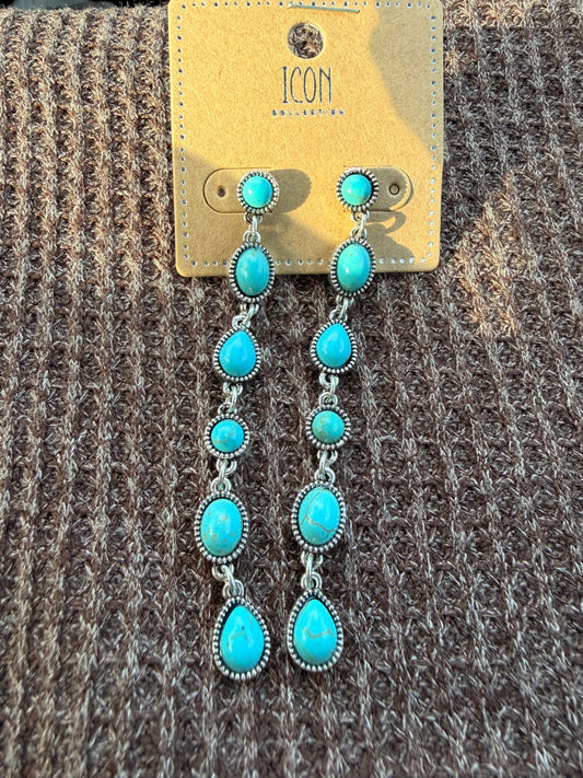 Desert Dream Turquoise Drop Earrings