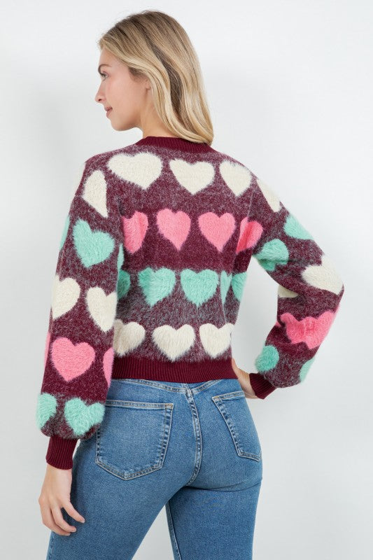 Hearts On My Sleeve Cardigan