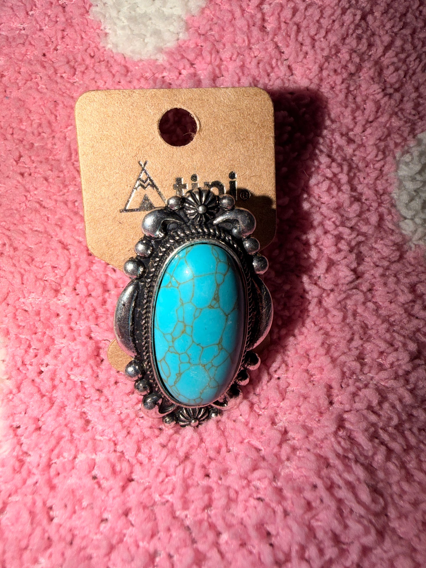 Desert Sky Turquoise Statement Ring