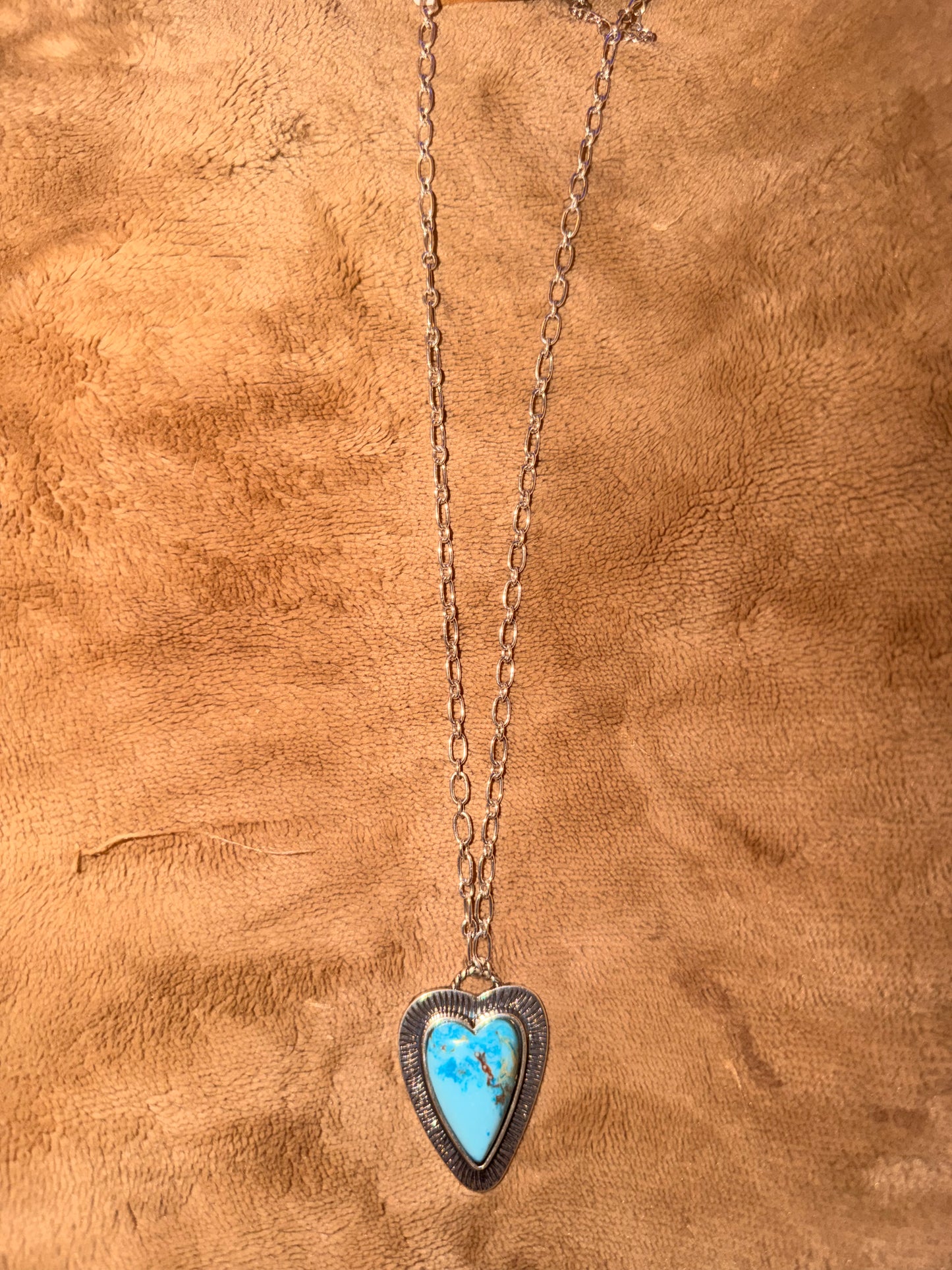 💙 Desert Heart Turquoise Necklace