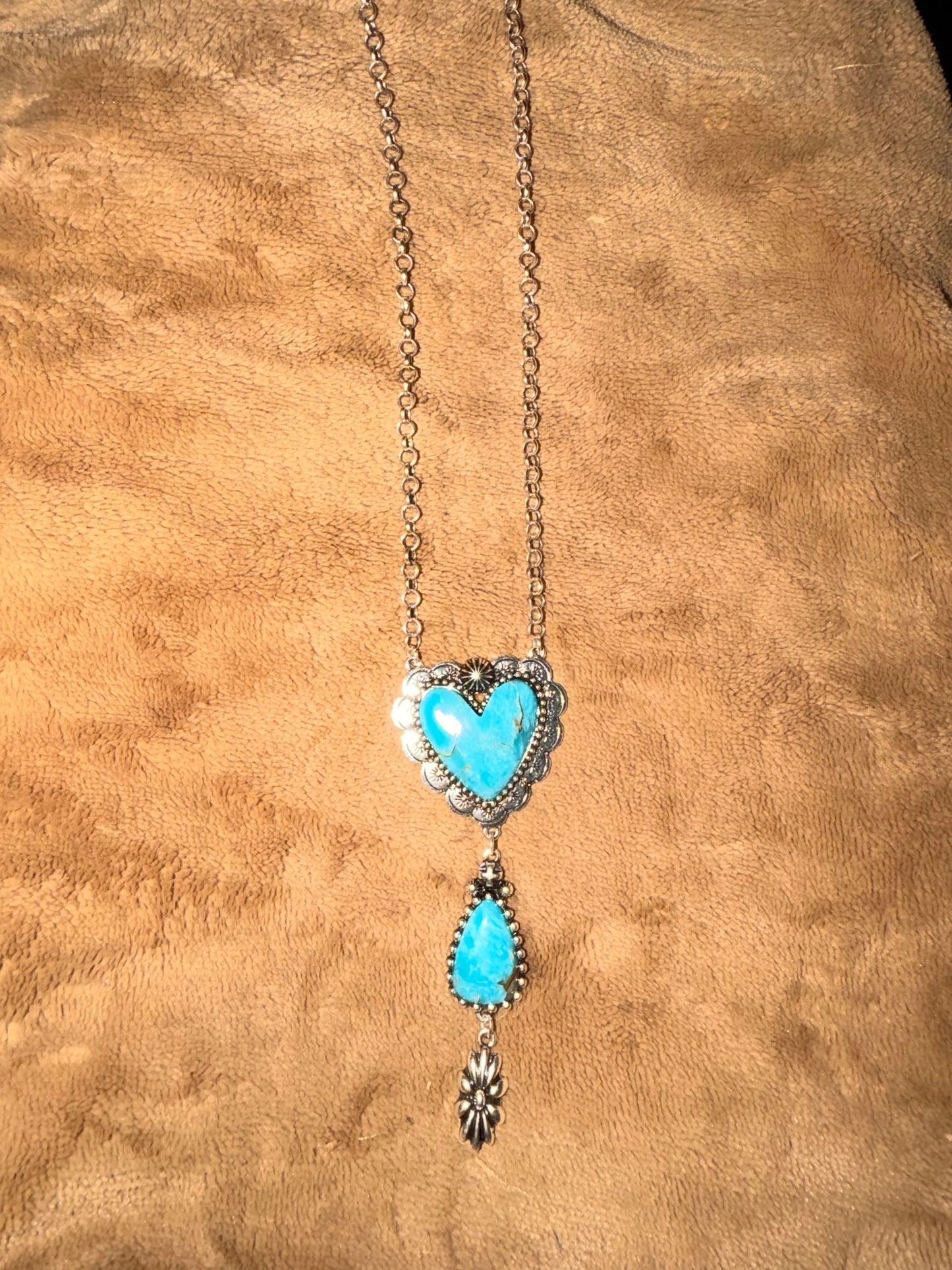 Blue Skies Sweetheart Necklace
