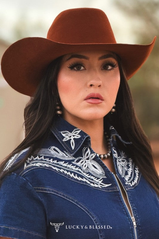 Midnight Rodeo Denim Dress