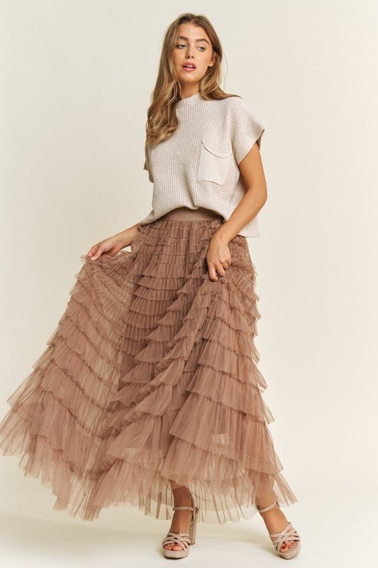 Meet me in the Garden tulled skirt