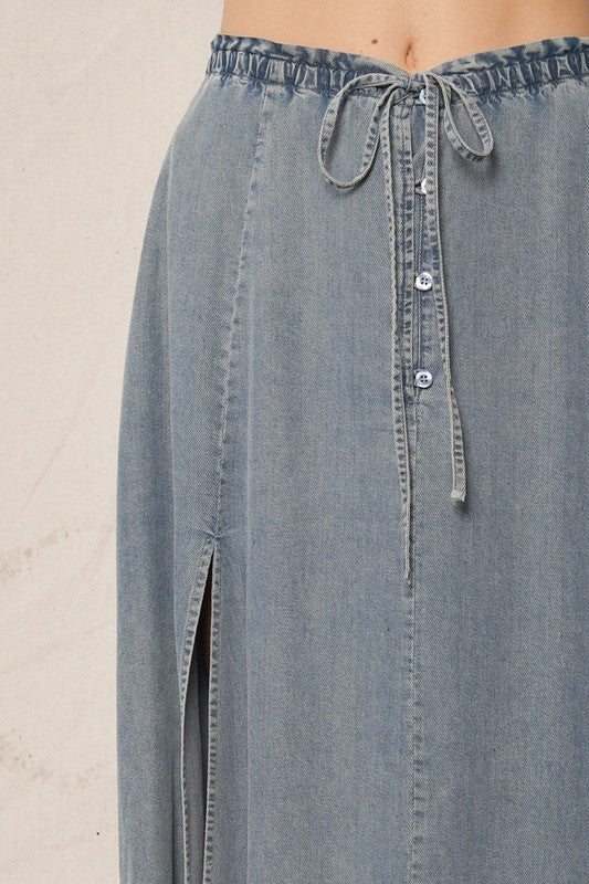 The Hallie denim skirt