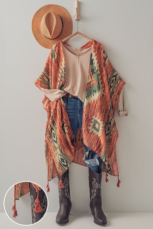 The Ashley Aztec Kimono