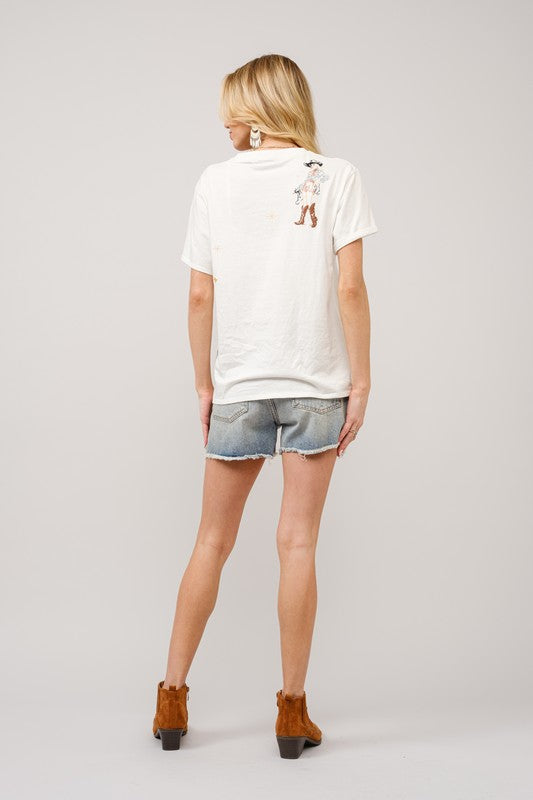 Cowgirl Blues Tee
