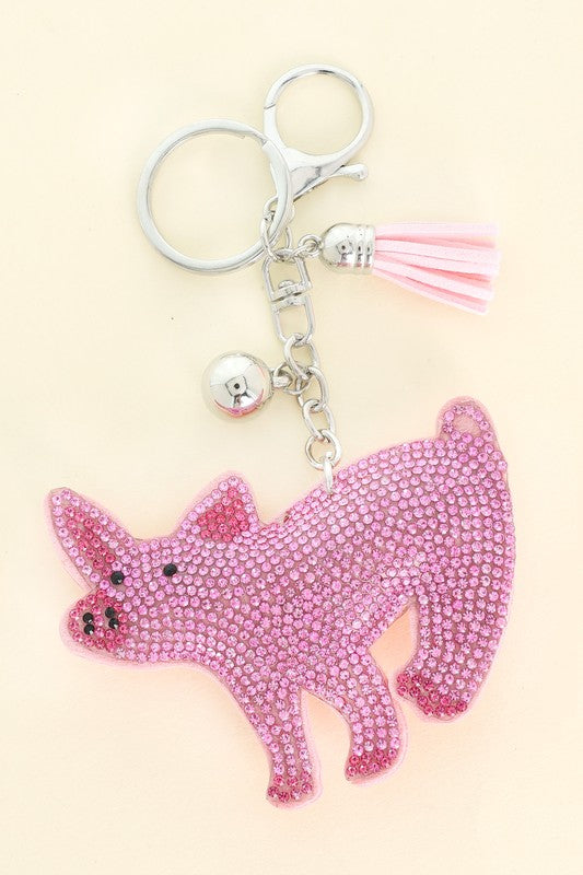 Market Pig bag charm