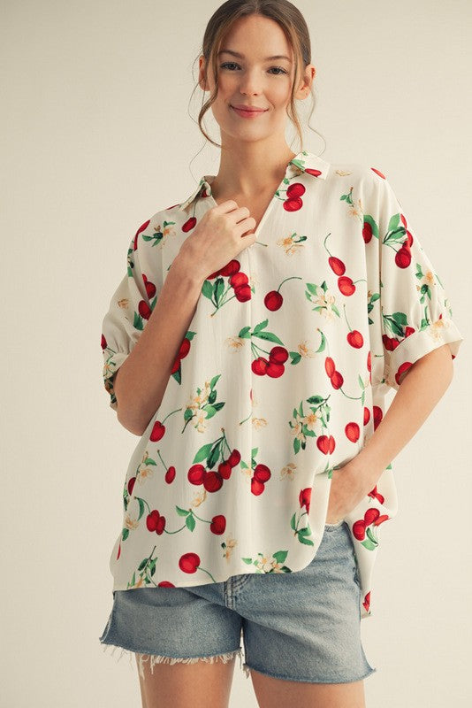 The Cherry Lane blouse