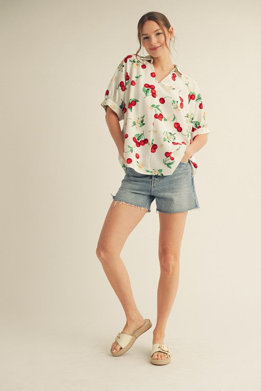 The Cherry Lane blouse